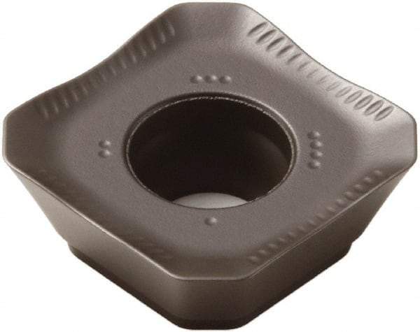 Seco - SEMX1204 ME12 Grade MP2500 Carbide Milling Insert - TiCN/Al2O3 Finish, 0.187" Thick, 1/2" Inscribed Circle - Eagle Tool & Supply