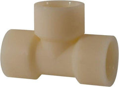 Green Leaf - 1" Nylon Plastic Pipe Tee - FIPT x FIPT x FIPT End Connections - Eagle Tool & Supply