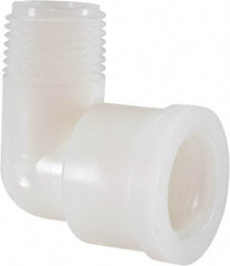 Green Leaf - 1/2" Nylon Plastic Pipe 90° Street Elbow - MIPT x FIPT End Connections - Eagle Tool & Supply