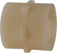 Green Leaf - 1-1/2" Nylon Plastic Pipe Coupling - FIPT x FIPT End Connections - Eagle Tool & Supply