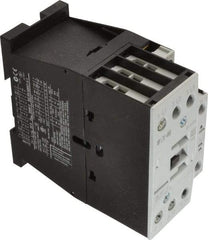 Eaton Cutler-Hammer - 3 Pole, 24 to 27 Coil VDC, 40 Amp, Nonreversible Open Enclosure IEC Contactor - 1 Phase hp: 2 at 115 V, 2 at 200 V, 3 at 230 V, 3 Phase hp: 10 at 460 V, 15 at 575 V, 5 at 200 V, 5 at 230 V, 18 Amp Inductive Load Rating Listed - Eagle Tool & Supply