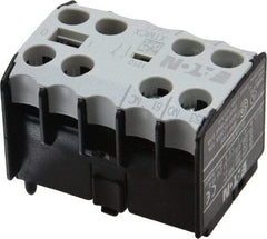 Eaton Cutler-Hammer - 6 to 9 Amp, Contactor Front Mount Auxiliary Contact - For Use with Miniature Contactor and XTRM Miniature Control Relay - Eagle Tool & Supply