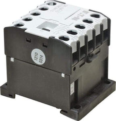 Eaton Cutler-Hammer - 3 Pole, 24 Coil VAC, Nonreversible Open Enclosure IEC Contactor - 1 Phase hp: 0.5 at 115 V, 1 at 200 V, 1.5 at 230 V, 3 Phase hp: 2 at 200 V, 3 at 230 V, 5 at 460 V, 5 at 575 V, 8.80 Amp Inductive Load Rating Listed - Eagle Tool & Supply