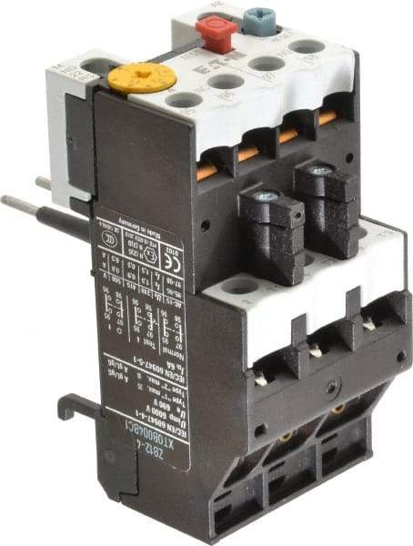 Eaton Cutler-Hammer - 2.4 to 4 Amp, 690 VAC, Thermal IEC Overload Relay - Trip Class 10, For Use with 7-15 A Contactors - Eagle Tool & Supply