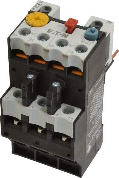 Eaton Cutler-Hammer - 4 to 6 Amp, 690 VAC, Thermal IEC Overload Relay - Trip Class 10, For Use with 7-15 A Contactors - Eagle Tool & Supply