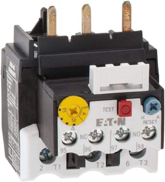 Eaton Cutler-Hammer - 50 to 65 Amp, 690 VAC, Thermal IEC Overload Relay - Trip Class 10, For Use with 65-72 A Contactors - Eagle Tool & Supply