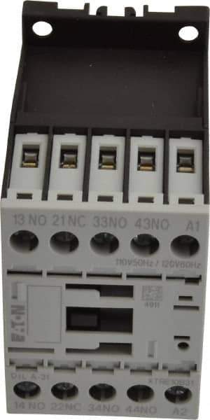 Eaton Cutler-Hammer - 4 Pole, 3NO/NC, 110/120 VAC Control Relay - 10 Amps, 220 VAC to 500 VAC - Eagle Tool & Supply