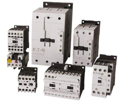 Eaton Cutler-Hammer - 3 Pole, 24 Coil VAC, 88 Amp, Nonreversible Open Enclosure IEC Contactor - 1 Phase hp: 10 at 200 V, 15 at 230 V, 5 at 115 V, 3 Phase hp: 20 at 200 V, 25 at 230 V, 50 at 460 V, 60 at 575 V, 65 Amp Inductive Load Rating Listed - Eagle Tool & Supply