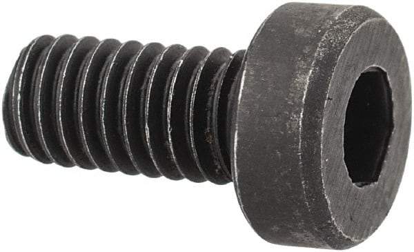 Holo-Krome - M4x0.70 Metric Coarse Hex Socket Drive, Low Socket Cap Screw - Grade 10.9 Alloy Steel, Black Oxide Finish, Fully Threaded, 8mm Length Under Head - Eagle Tool & Supply