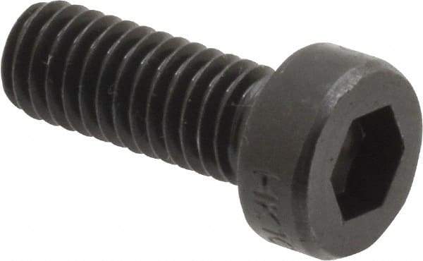 Holo-Krome - M6x1.00 Metric Coarse Hex Socket Drive, Low Socket Cap Screw - Grade 10.9 Alloy Steel, Black Oxide Finish, Fully Threaded, 16mm Length Under Head - Eagle Tool & Supply