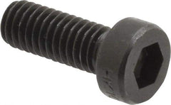 Holo-Krome - M6x1.00 Metric Coarse Hex Socket Drive, Low Socket Cap Screw - Grade 10.9 Alloy Steel, Black Oxide Finish, Fully Threaded, 16mm Length Under Head - Eagle Tool & Supply