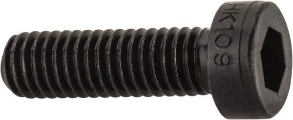 Holo-Krome - M6x1.00 Metric Coarse Hex Socket Drive, Low Socket Cap Screw - Grade 10.9 Alloy Steel, Black Oxide Finish, Fully Threaded, 20mm Length Under Head - Eagle Tool & Supply