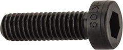 Holo-Krome - M6x1.00 Metric Coarse Hex Socket Drive, Low Socket Cap Screw - Grade 10.9 Alloy Steel, Black Oxide Finish, Fully Threaded, 20mm Length Under Head - Eagle Tool & Supply