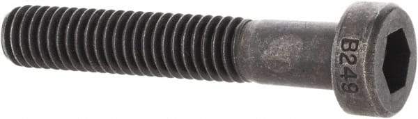 Holo-Krome - M6x1.00 Metric Coarse Hex Socket Drive, Low Socket Cap Screw - Grade 10.9 Alloy Steel, Black Oxide Finish, Partially Threaded, 35mm Length Under Head - Eagle Tool & Supply