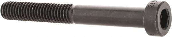 Holo-Krome - M6x1.00 Metric Coarse Hex Socket Drive, Low Socket Cap Screw - Grade 10.9 Alloy Steel, Black Oxide Finish, Partially Threaded, 50mm Length Under Head - Eagle Tool & Supply
