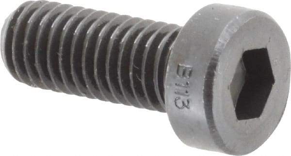 Holo-Krome - M8x1.25 Metric Coarse Hex Socket Drive, Low Socket Cap Screw - Grade 10.9 Alloy Steel, Black Oxide Finish, Fully Threaded, 20mm Length Under Head - Eagle Tool & Supply