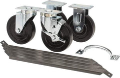 Quantum Storage - Small Parts Mobile Kit for Double Sided Rail Units - 14" Deep x 6" Wide x 4" High - Eagle Tool & Supply