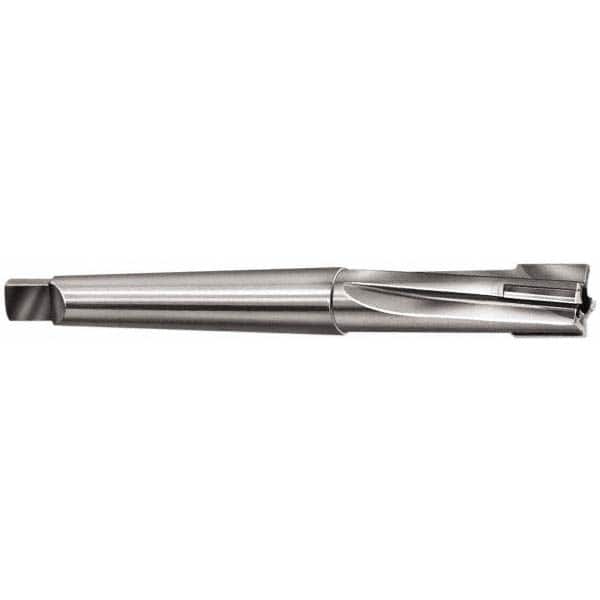 Made in USA - 9/16" Diam, 3 Flutes, Morse Taper Shank, Interchangeable Pilot Counterbore - Eagle Tool & Supply