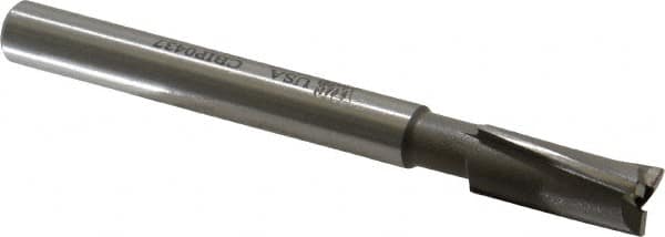 Made in USA - 7/16" Diam, 3/8" Shank, Diam, 3 Flutes, Straight Shank, Interchangeable Pilot Counterbore - Eagle Tool & Supply