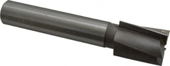 Made in USA - 1-3/4" Diam, 1-1/4" Shank, Diam, 5 Flutes, Straight Shank, Interchangeable Pilot Counterbore - Eagle Tool & Supply