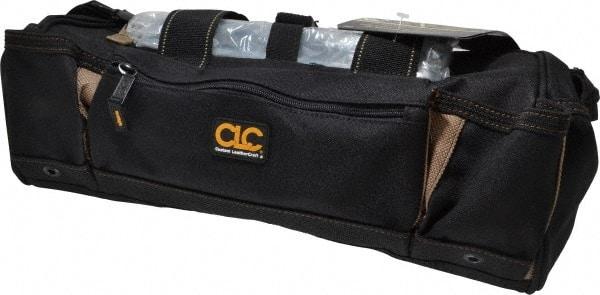 CLC - 23 Pocket Black Polyester Tool Bag - 16" Wide x 8" Deep x 11" High - Eagle Tool & Supply