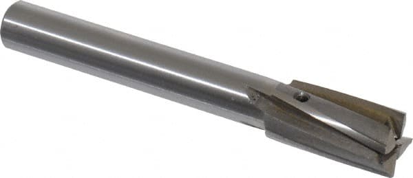 Value Collection - 5/8" Diam, 1/2" Shank, Diam, 4 Flutes, Straight Shank, Interchangeable Pilot Counterbore - Eagle Tool & Supply