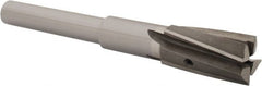 Value Collection - 13/16" Diam, 1/2" Shank, Diam, 4 Flutes, Straight Shank, Interchangeable Pilot Counterbore - Eagle Tool & Supply