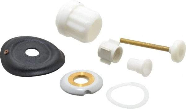 Made in USA - Toilet Flush Valve Repair Kit - For Use With Coyne and Delaney, Contain Relief Valve, Bushing, Auxiliary Valve Retainer with Seal, Diaphragm, Guides, Choke Ring, Main Seat, Friction Ring - Eagle Tool & Supply