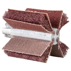 1 3/4″ × 1 1/2″ Interleaf Bore Polisher 80 Grit Very Fine Aluminum Oxide X Weight Cotton/Poly Backing Fits 1 - 1 1/2″ Inside Diameter - Eagle Tool & Supply