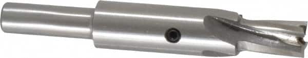 Value Collection - 9/32" Diam, 1/4" Shank, Diam, 4 Flutes, Straight Shank, Interchangeable Pilot Counterbore - Eagle Tool & Supply