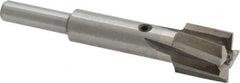Value Collection - 9/16" Diam, 1/4" Shank, Diam, 4 Flutes, Straight Shank, Interchangeable Pilot Counterbore - Eagle Tool & Supply