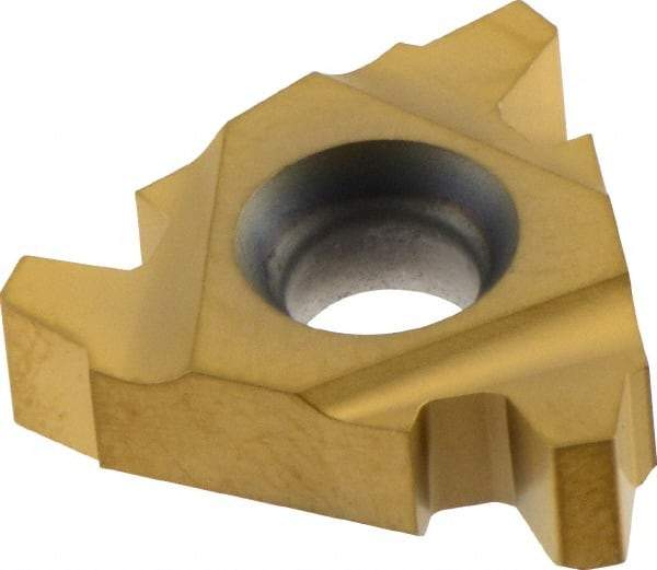 Seco - 22ER External Right Hand 5 Acme Laydown Threading Insert - Grade CP500, TiAlN/TiN Coated Carbide - Eagle Tool & Supply