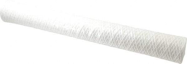 Parker - 2-1/2" OD, 5µ, Polyester String-Wound Cartridge Filter - 20" Long - Eagle Tool & Supply