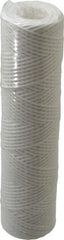 Parker - 2-1/2" OD, 10µ, Polyester String-Wound Cartridge Filter - 10" Long - Eagle Tool & Supply