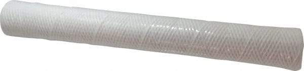 Parker - 2-1/2" OD, 25µ, Polyester String-Wound Cartridge Filter - 20" Long - Eagle Tool & Supply