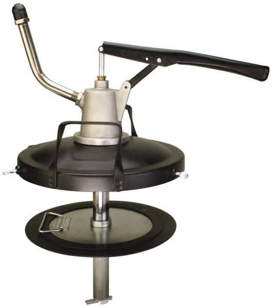 PRO-LUBE - Grease Lubrication 54 Gal/Stroke Flow Aluminum & Steel Lever Hand Pump - For 25 to 50 Lb & 5 Gal Container - Eagle Tool & Supply