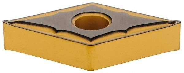 Sumitomo - DNMG431 ESU Grade AC700G Carbide Turning Insert - TiC Finish, 55° Diamond, 1/2" Inscr Circle, 3/16" Thick, 1/64" Corner Radius - Eagle Tool & Supply