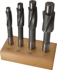 Value Collection - 1/2 to 1" Socket Head Cap Screw Compatible, High Speed Steel, Solid Pilot Counterbore Set - Eagle Tool & Supply