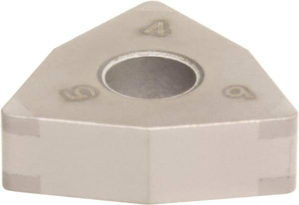 Sumitomo - 6NC-WNGA432 Grade BNC200 PCBN Turning Insert - TiN Finish, 80° Trigon, 1/2" Inscr Circle, 3/16" Thick, 1/32" Corner Radius - Eagle Tool & Supply
