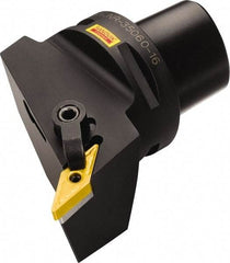 Sandvik Coromant - Right Hand Cut, Size C4, VNMG 332 Insert Compatiblity, Modular Turning & Profiling Cutting Unit Head - 27mm Ctr to Cutting Edge, 50mm Head Length, Through Coolant, Series T-Max P - Eagle Tool & Supply