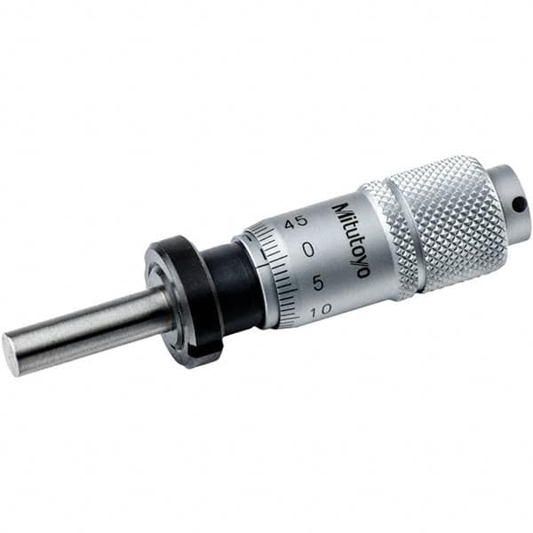 Mitutoyo - Mechanical Micrometer Heads Minimum Measurement (mm): 0.00 Maximum Measurement (mm): 13.00 - Eagle Tool & Supply
