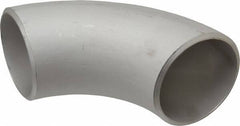 Merit Brass - 4" Grade 304L Stainless Steel Pipe 90° Long Radius Elbow - Butt Weld x Butt Weld End Connections - Eagle Tool & Supply