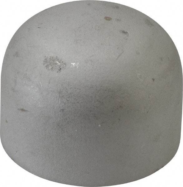 Merit Brass - 1-1/2" Grade 304L Stainless Steel Pipe End Cap - Butt Weld End Connections - Eagle Tool & Supply