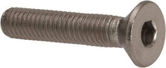 Value Collection - #10-32 UNF Hex Socket Drive, 82° Flat Screw - Grade 316 Stainless Steel, 1" OAL - Eagle Tool & Supply