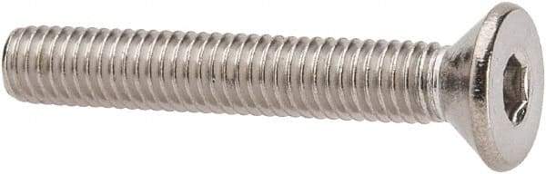 Value Collection - #10-32 UNF Hex Socket Drive, 82° Flat Screw - Grade 316 Stainless Steel, 1-1/4" OAL - Eagle Tool & Supply