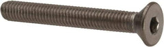 Value Collection - #10-32 UNF Hex Socket Drive, 82° Flat Screw - Grade 316 Stainless Steel, 1-1/2" OAL - Eagle Tool & Supply