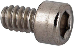 Value Collection - #4-40 UNC Hex Socket Drive, Socket Cap Screw - Grade 316 Stainless Steel, 3/16" Length Under Head - Eagle Tool & Supply