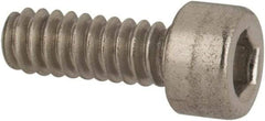 Value Collection - #4-40 UNC Hex Socket Drive, Socket Cap Screw - Grade 316 Stainless Steel, 5/16" Length Under Head - Eagle Tool & Supply