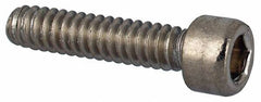 Value Collection - #4-40 UNC Hex Socket Drive, Socket Cap Screw - Grade 316 Stainless Steel, 1/2" Length Under Head - Eagle Tool & Supply