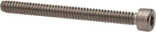 Value Collection - #6-32 UNC Hex Socket Drive, Socket Cap Screw - Grade 316 Stainless Steel, 1-1/2" Length Under Head - Eagle Tool & Supply